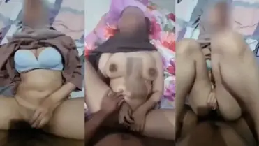 Ukhti Hijab Digenjot Sampai Memek Basah Mendesah